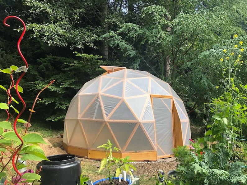 15ft / 4.5m Geodesic Dome DIY Build Plans NO HUBS Imperial and Metric image 2