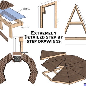 20' / 6m Zome Geodesic Dome DIY Build Plans NO HUBS Imperial and Metric image 7