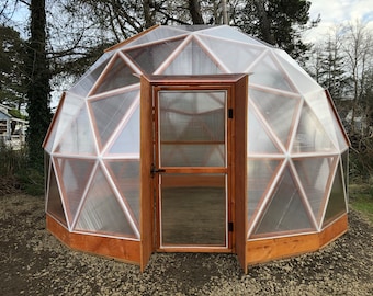 15ft / 4.5m Geodesic Dome DIY Build Plans NO HUBS (Imperial and Metric)