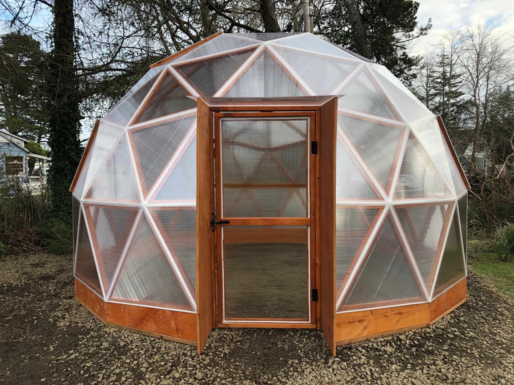 Large Outdoor Geodesic Yoga Dome Home丨 Play Dome Construction Hub