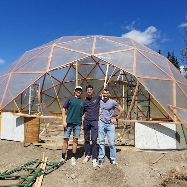 40 ft/12 m geodetische koepel DIY-plannen (imperiaal en metrisch)