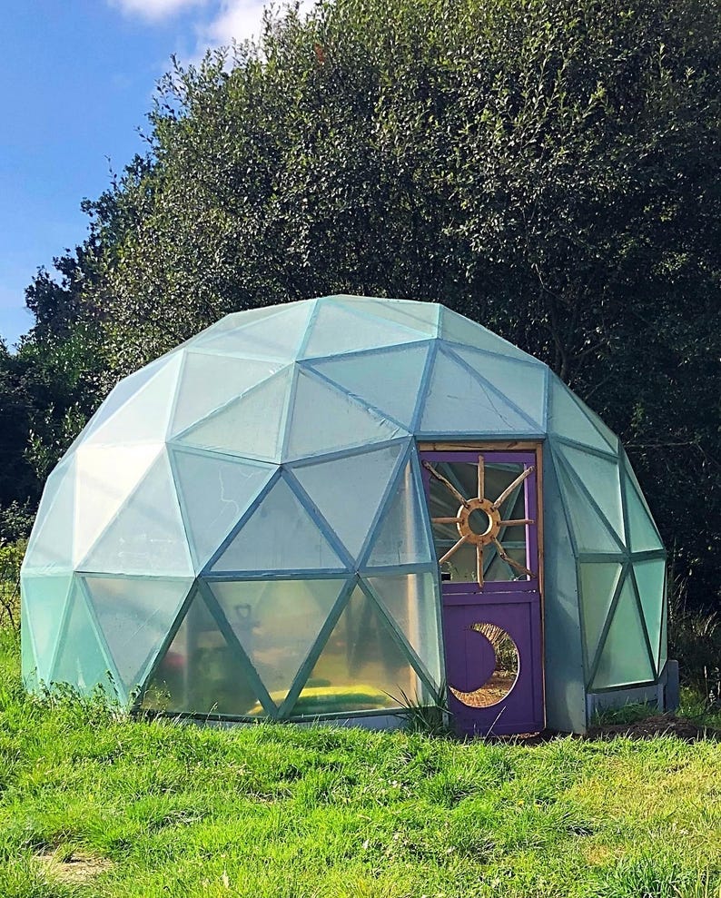 15ft / 4.5m Geodesic Dome DIY Build Plans NO HUBS (imperial and Metric ...