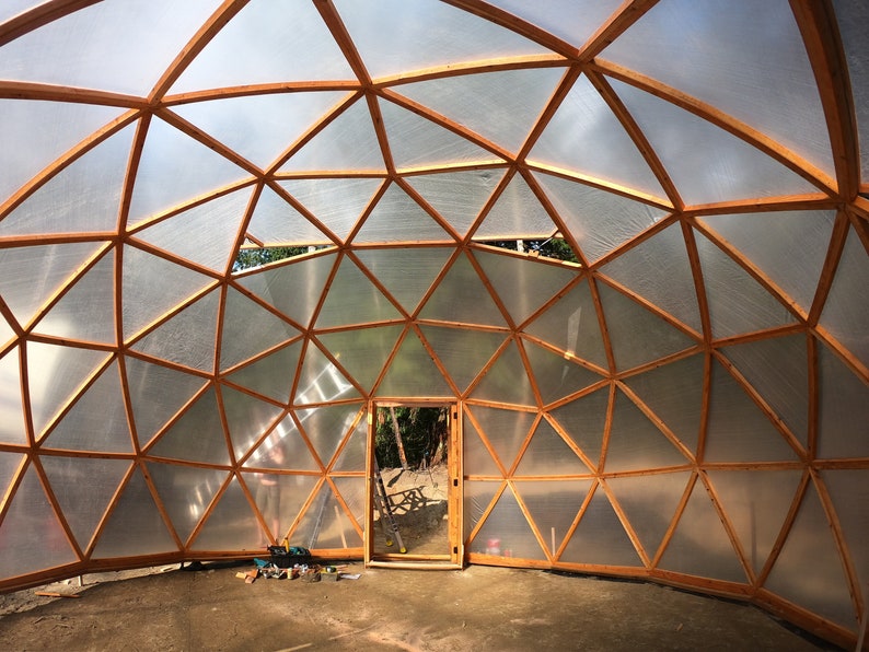 20ft / 6m Geodesic Dome DIY Build Plans NO HUBS Imperial and Metric image 2