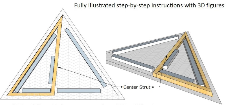 20ft / 6m Geodesic Dome DIY Build Plans NO HUBS Imperial and Metric image 8