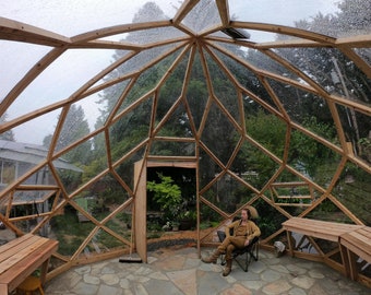 16' / 5m Zome! Geodesic Dome DIY Build Plans NO HUBS (Imperial and Metric)