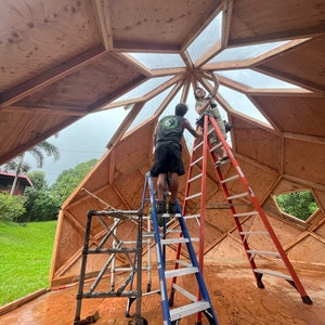20' / 6m Zome Geodesic Dome DIY Build Plans NO HUBS Imperial and Metric image 5