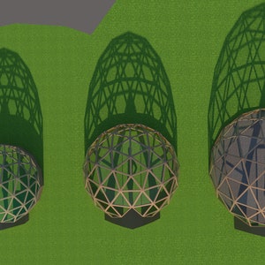 Vaulted Doorway and Connecting Tunnel for 3v geodesic domes 12'8, 15', 20' 4m, 4.5m, 6m Full woodworking plans, imperial and metric image 7