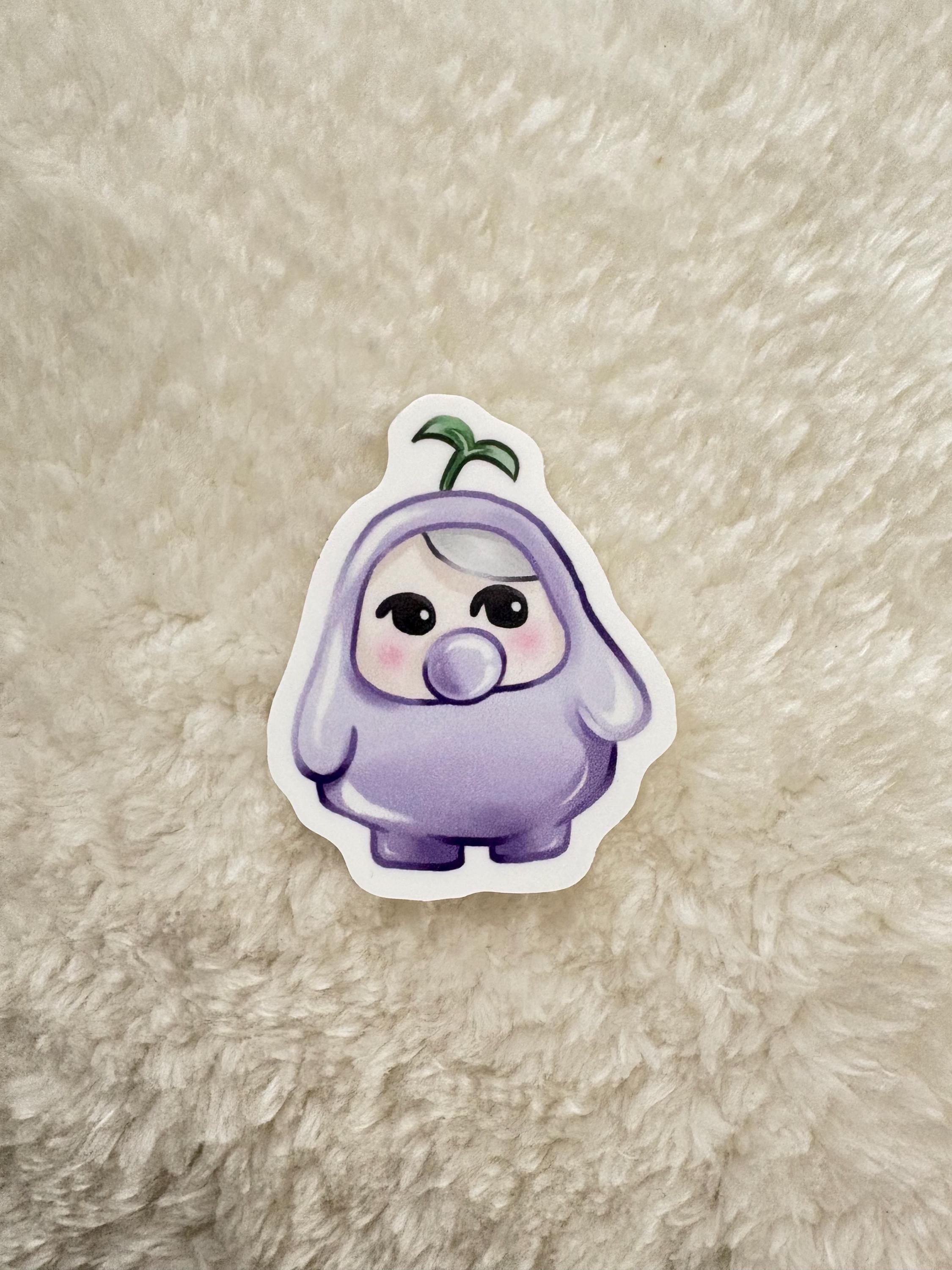 Pucky Beanie Bubble up Sticker - Etsy