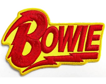 David Bowie Face Easy Iron On Patch Sew Rebel Rebel Aladdin Sane gift present