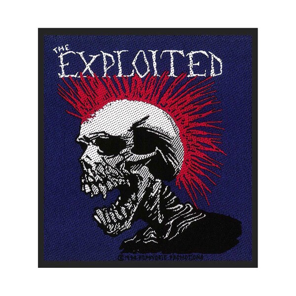 The Exploited Mohican Official Licensed Sew On Patch Punk Rock Band Badge New