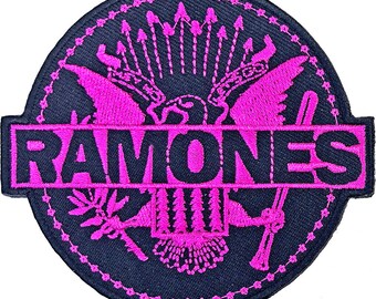 Ramones Musique Rock Metal Band Johnny tissé brodé Iron Sew On Patch Logo Ramones Musique Rock Metal Band Johnny tissé brodé Iron Sew On Patch Logo
