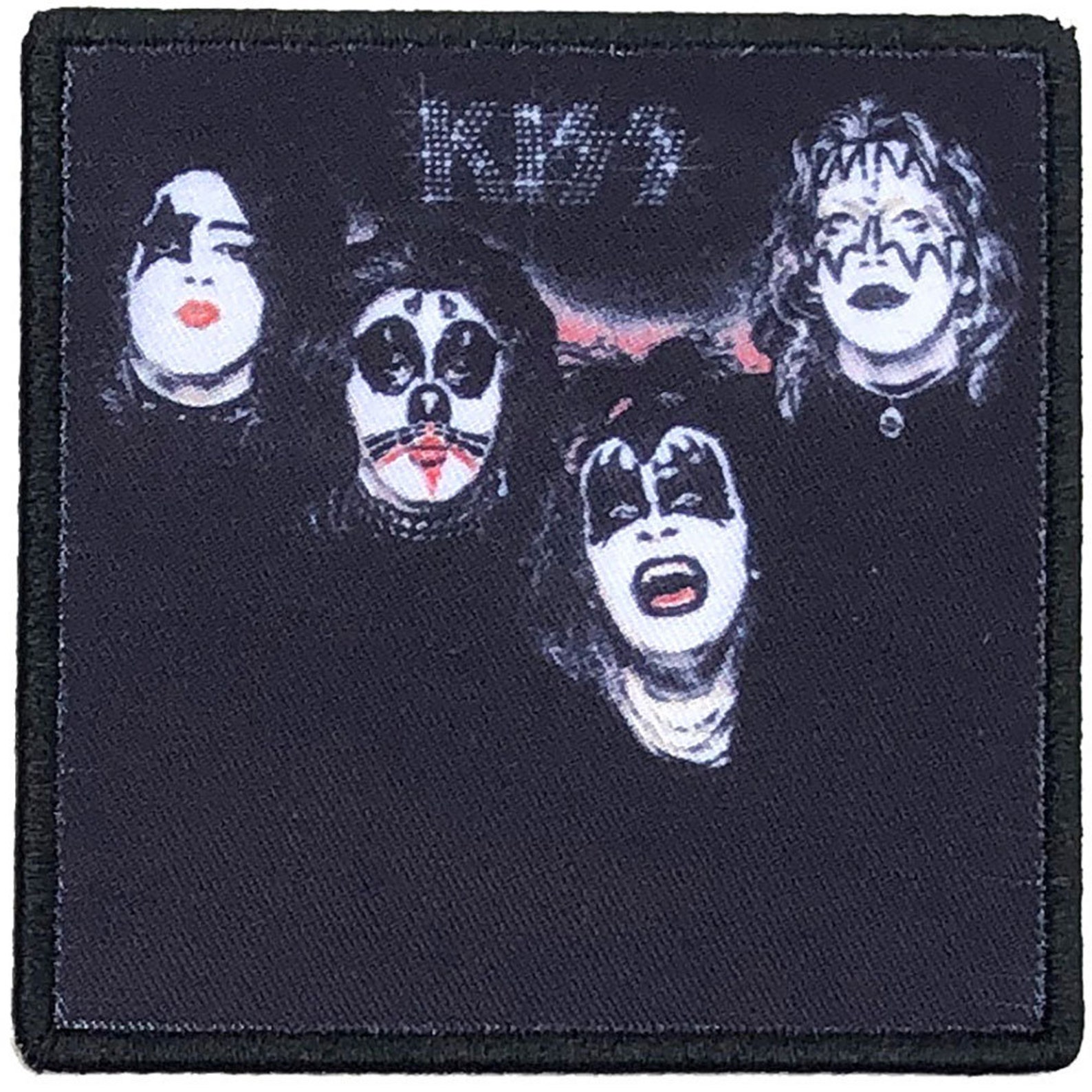 Kiss Self Titled Album Cover Iron On Patch Classic Rock Band Etsy 日本