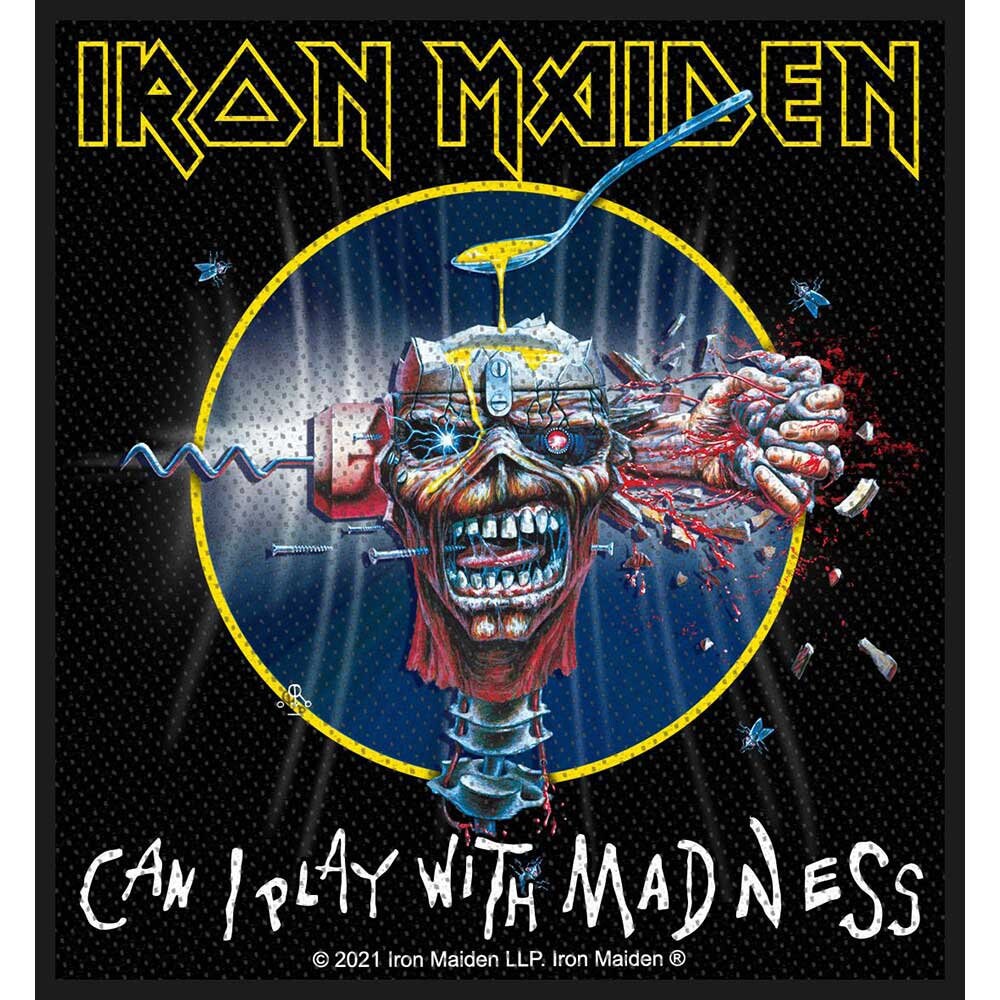Iron Maiden Can I Play With Madness Official Licensed Sew on Etsy