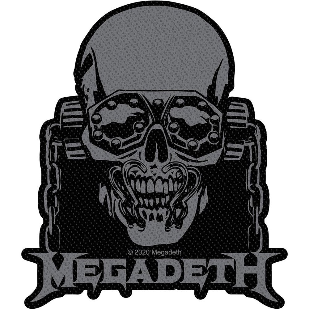 Megadeth Vic Rattlehead Cut Out Sew on Patch Thrash Metal Band Logo New