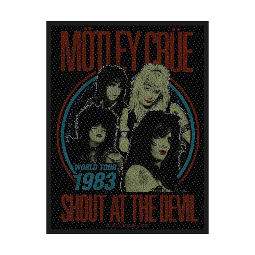 Motley Crue T Shirt Shout at The Devil Vintage World Tour Officiel Homme 
