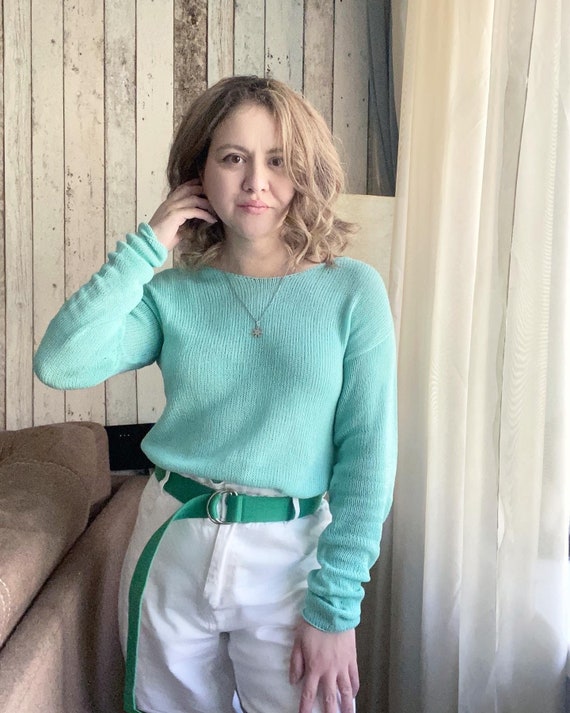 Cotton Knit See-through Sweater for 