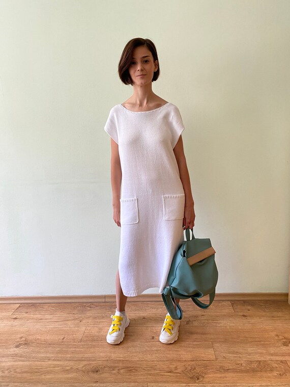 Cotton Knit Dresses with Pockets Dresses Images 2022