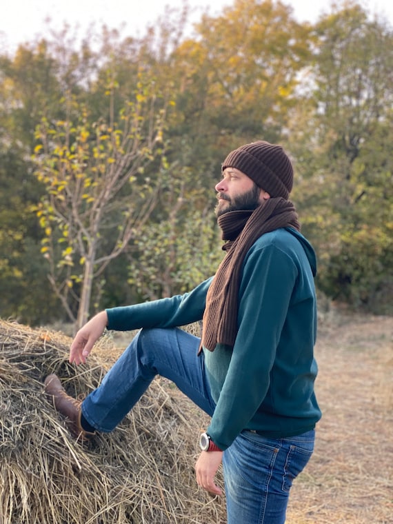 Mens matching hat sales and scarf