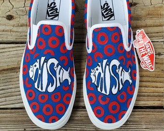 Phish Hand Painted Custom Shoes, Vans, Converse, Air Force Ones