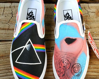 Vans Authentic Vans X Pink Floyd Pink Floyd Band Shoes Hand