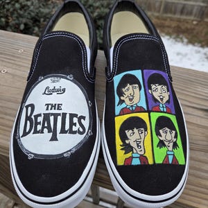 Beatles Converse - Etsy