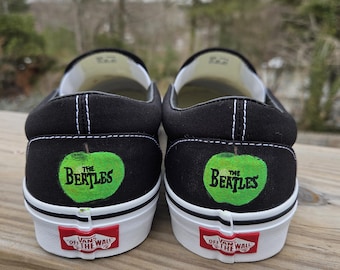 The Beatles Custom Painted Vans Shoes