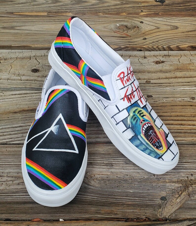 Pink Floyd | Band Shoes | Hand Painted Shoes| Vans | Converse | Toms | Keds image 3
