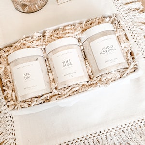 Bath Salts, Clean Bath Salts, Bath Salt Jars, Natural Bath Salts, Luxury Bath, Bridesmaid Gifts, Bath Salts Gifts, Bath Salt Gift Box
