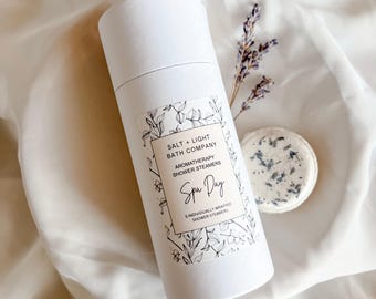 Shower Steamer Tube, Shower Steamers, Shower Melts, Aromatherapy Shower Bomb, Lavender Shower Steamers, Shower Steamer Favors, Bridal Favors