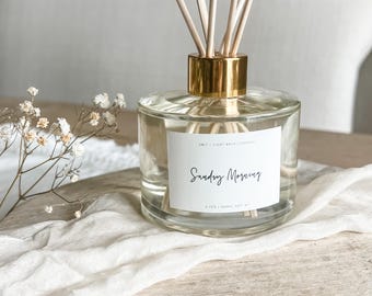 Sunday Morning Reed Diffuser - 6 oz Scent Diffuser - Home Fragrance
