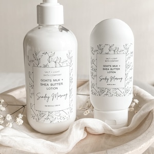 Goat Milk Lotion, Hand & Body Goat Milk Lotion, Goat Milk Moisturizing Lotion, Paraben Free Lotion, 8oz Goat Milk Body Lotion