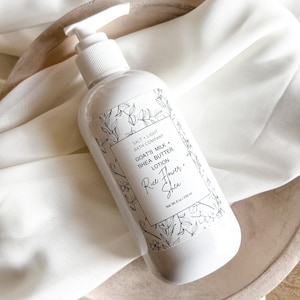 Goat Milk Lotion, Hand & Body Goat Milk Lotion, Goat Milk Moisturizing Lotion, Paraben Free Lotion, 8oz Goat Milk Body Lotion, Shea Butter