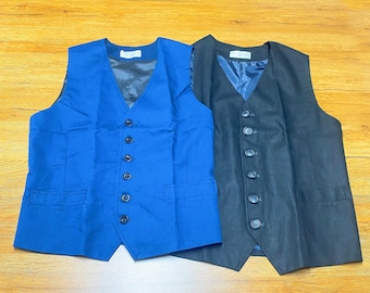 Gilet di lino traspirante estivo, gilet di lino di cotone da uomo più dimensioni, gilet di lino semplice a 4 colori, regalo per lui, regalo per padre
