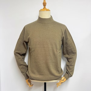 Winter Cozy Wool Sweater, Men Knitted Woolen Sweatshirt, Warm Turtleneck Wool Pullover, Elastic Wool Jumper, Gift for Husband