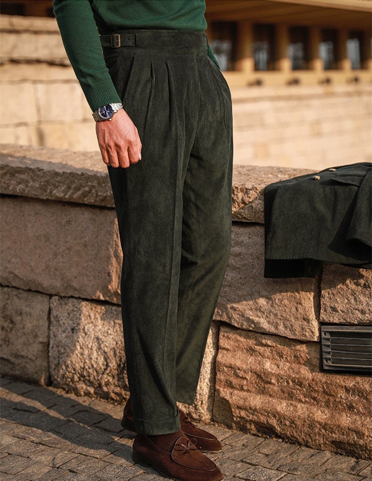 Dockers men's hotsell pleated corduroy pants