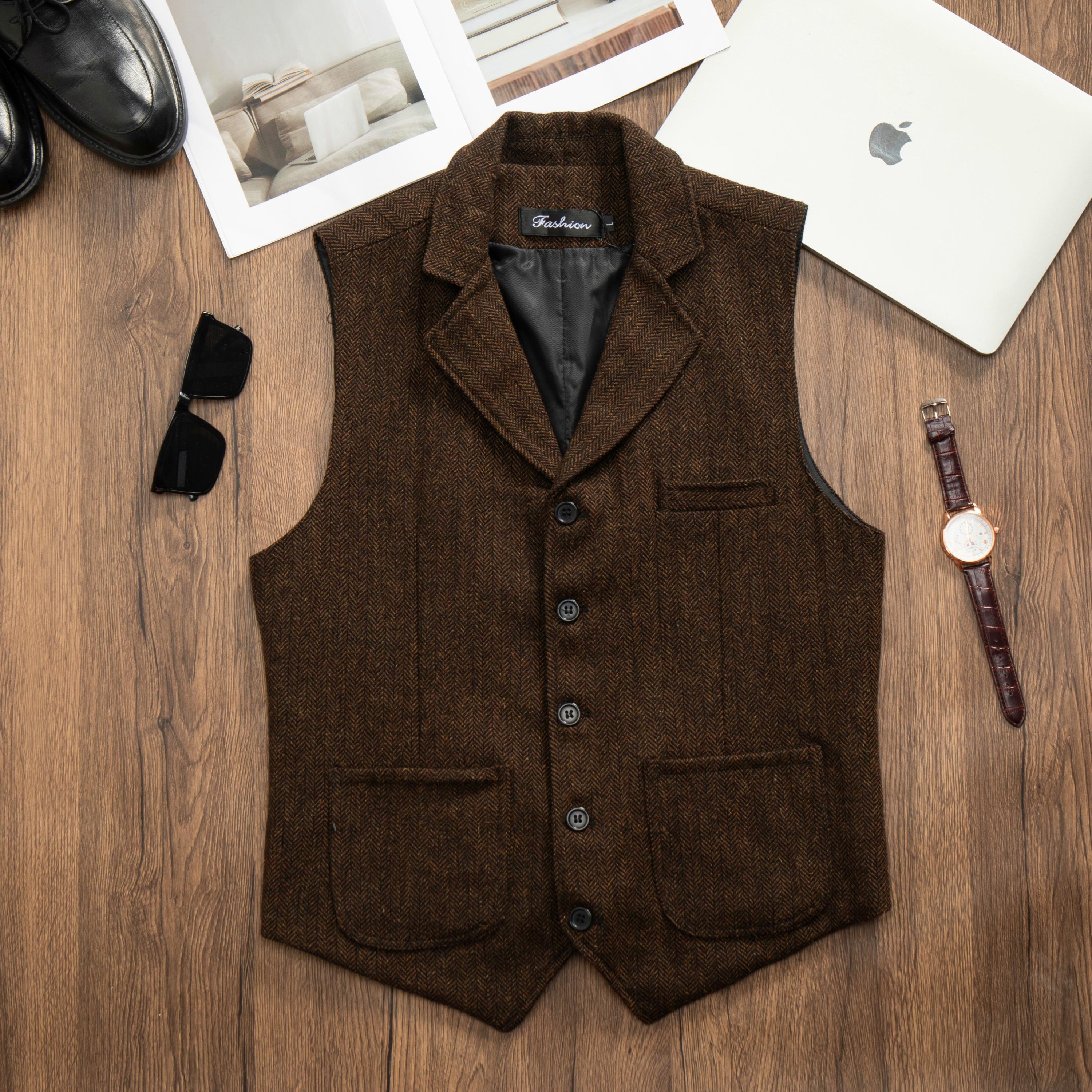 Vintage Wool Vest - Etsy