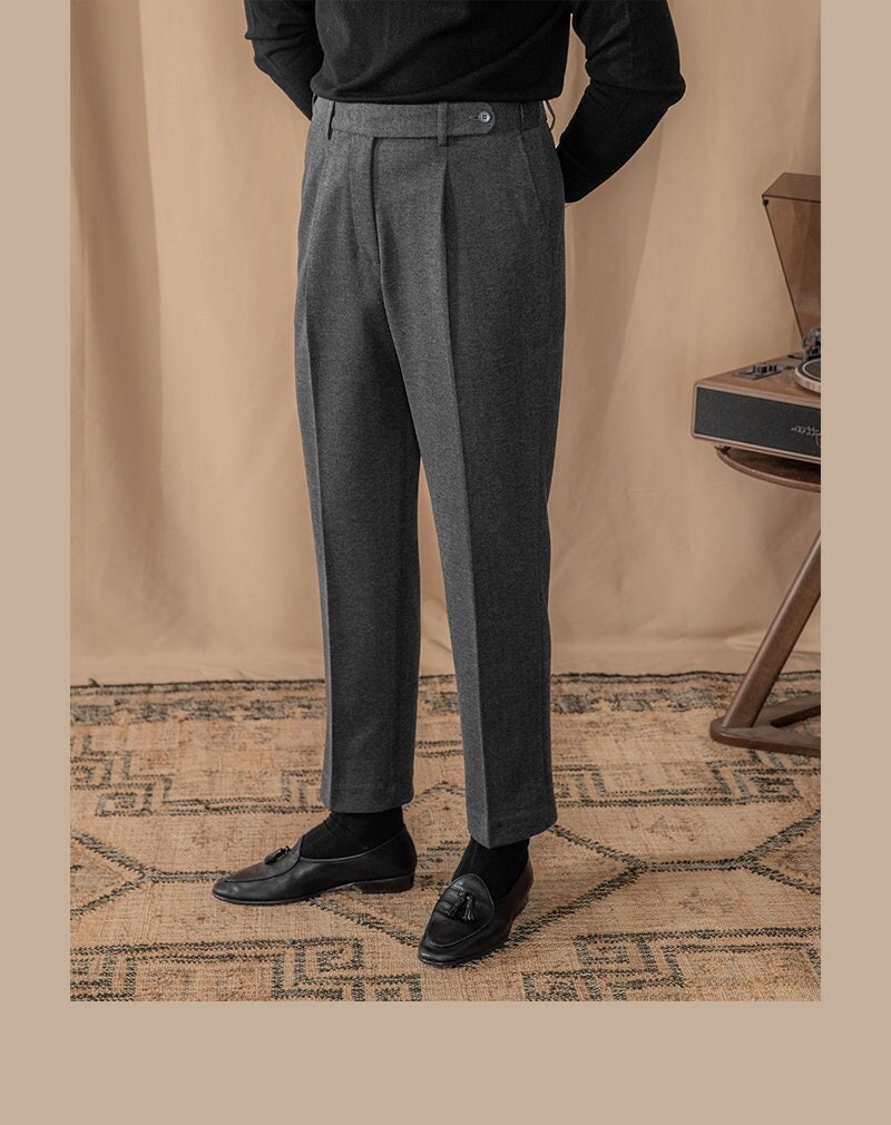 Vintage Tweed Trousers - Etsy