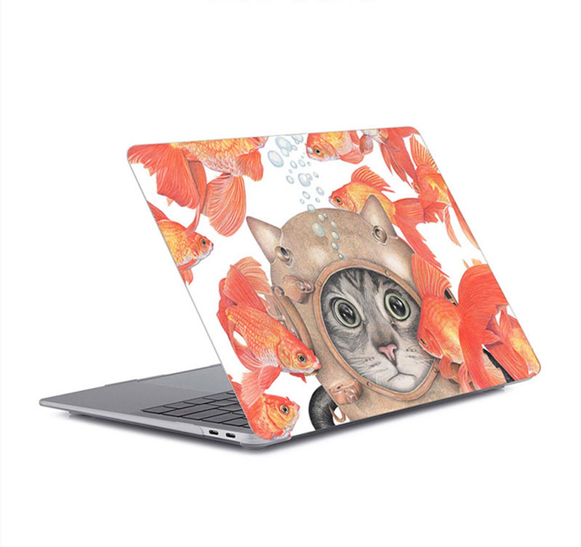 Cat Macbook Case MacBook Pro 16 15 13 Case Etsy