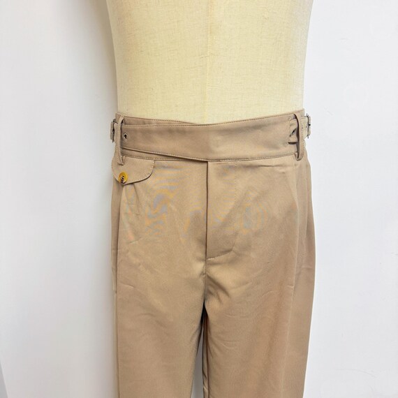 Men Cotton Pants with Pleats, Soft Washed Cotton Pants, Loose High Waist Cotton Trousers, Rolled Cotton Gurkha Pants, Gift for Boyfriend