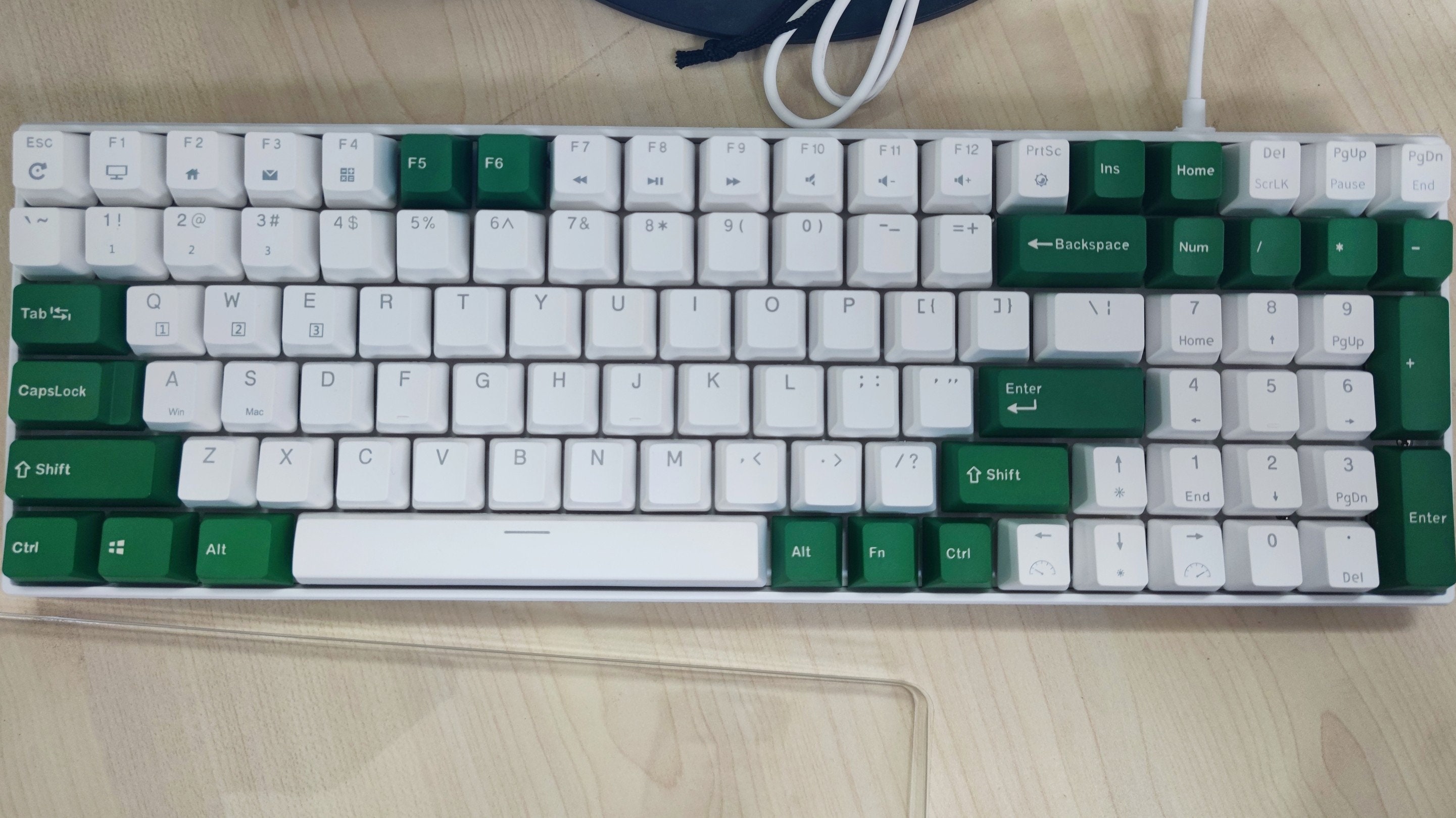 Green Keycap OEM Keycaps Set Artisan 64/87/98/104 Key Cap MX Etsy