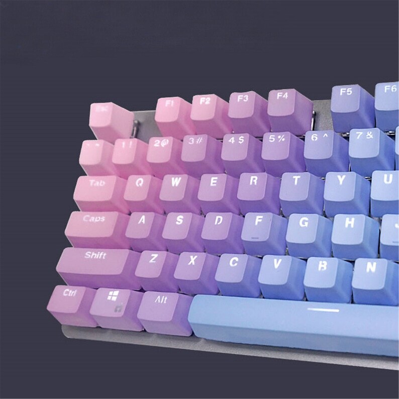 Gradient Cherry Keycaps Set PBT 64/87/98/104 Key Cap Best MX | Etsy