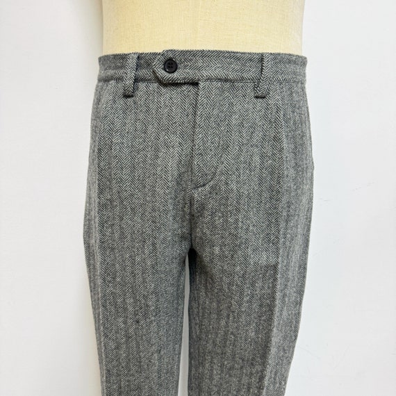 Pantalons automne-hiver en laine pour hommes, Pantalons