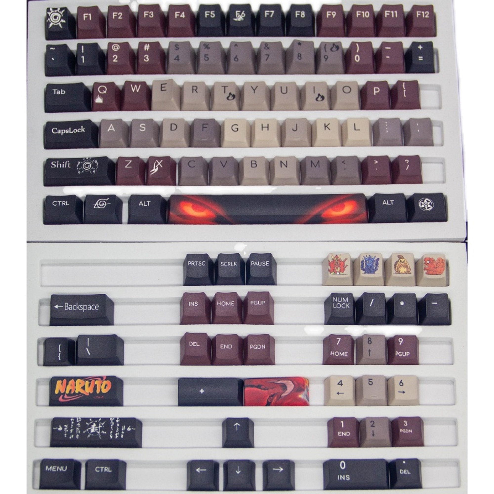 Ninja Keycap OEM Keycaps Set Artisan 64/87/98/104/108 Key Etsy