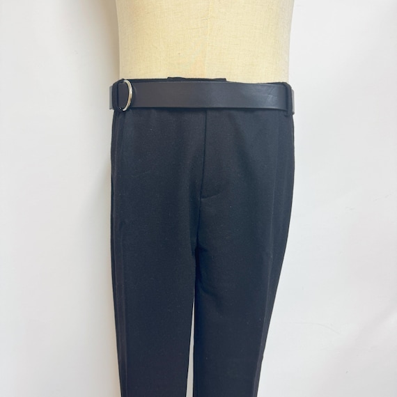 Pantalon ample en tweed de laine, Pantalon décontracté en laine