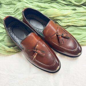 Handmade Leather Shoes for Men, Simple Loafers, Business Shoes, Formal Office, Banquet Leather Loafers, Dress Shoes Man, Artificial Leather