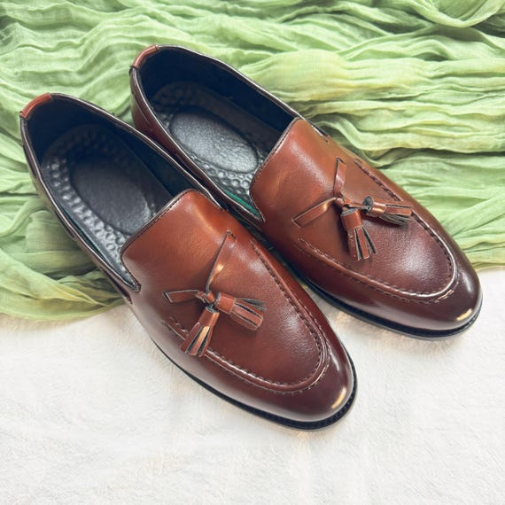 Handmade Leather Shoes for Men, Simple Loafers, Business Shoes, Formal Office, Banquet Leather Loafers, Dress Shoes Man, Artificial Leather
