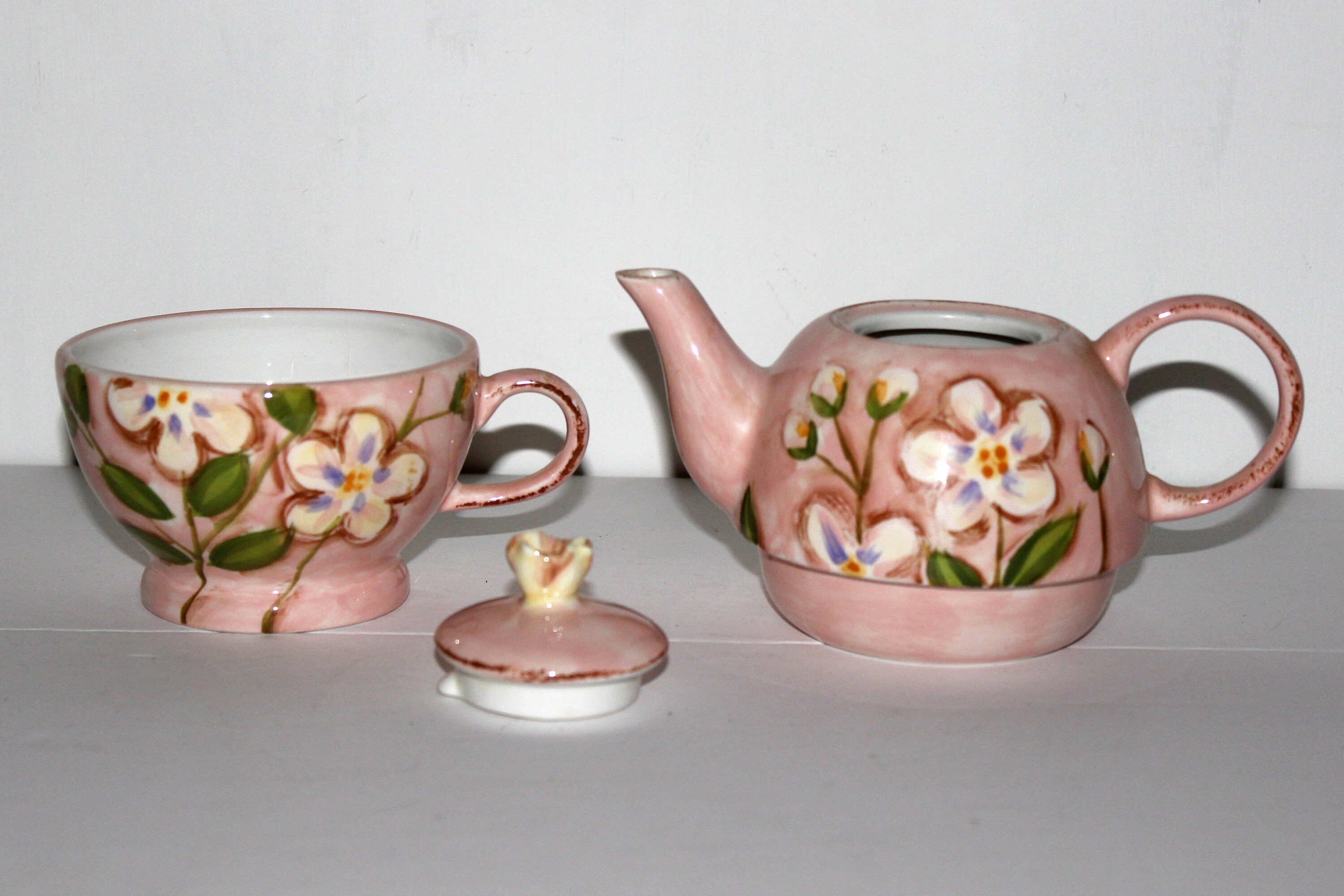 Charming Teapot/Cup Combo for Single Serving Etsy