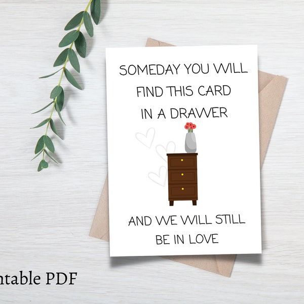 Buy Someday Youll Find This in a Drawer Card Online In India Etsy India