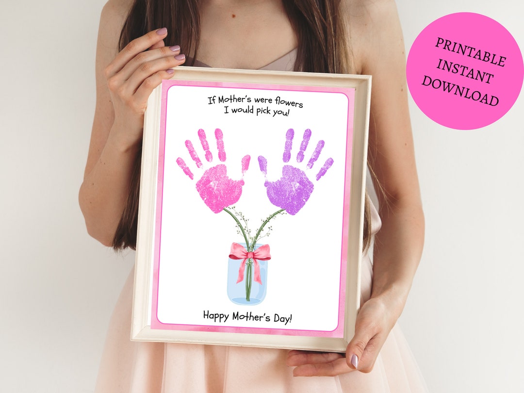 Mothers Day Crafts for Kids Printable, Preschool Gift for Mom ...