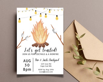 Backyard Party Invitation Template, Birthday, Baby Shower, Couples Shower, Garden Party, Backyard Party invite, Digital party Invitation